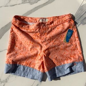 Men's Original Penguin geometric swim trunks